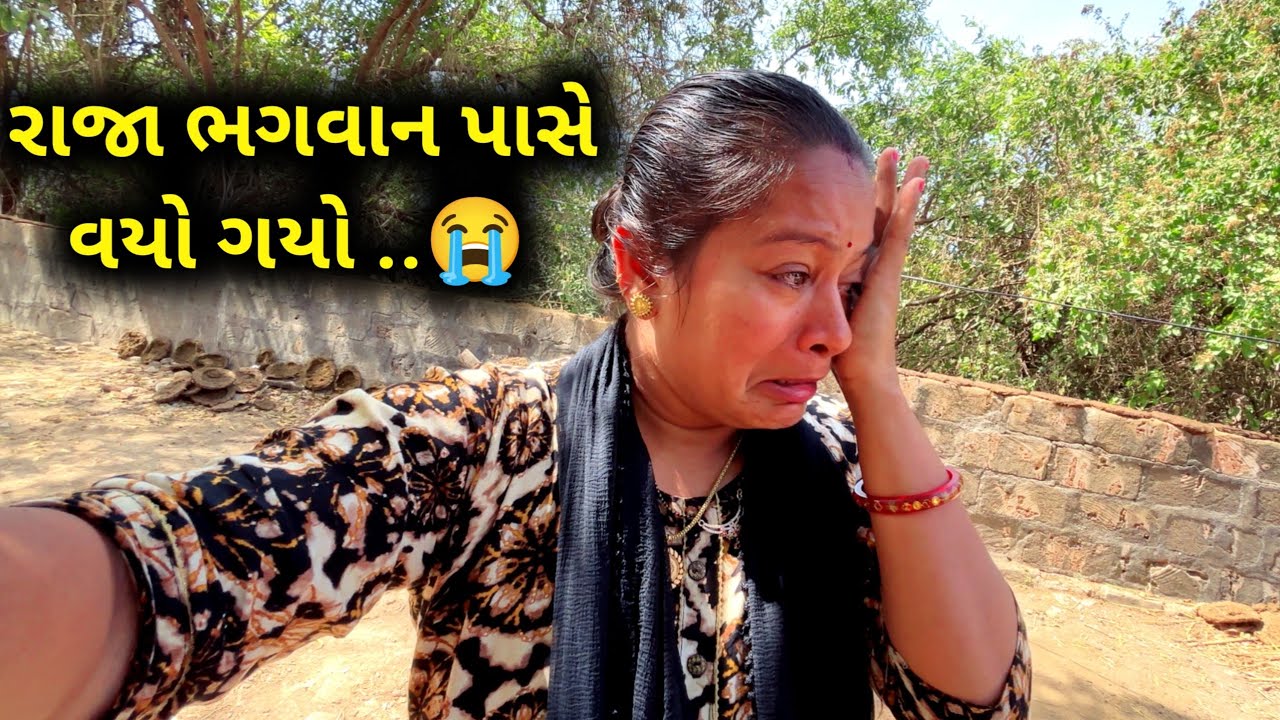 આપણો રાજા ભગવાન પાસે વયો ગયો😭