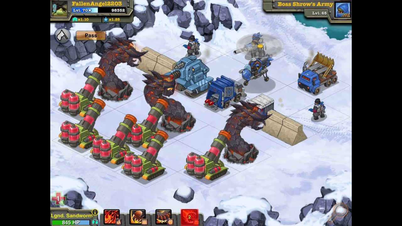Battle Nations - Boss Strike 16 - Naval + Ground
