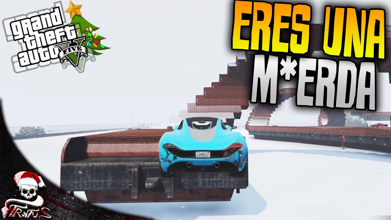 GTA 5 | NIEVE!! Y EL NF NAVIDEÑO DE ...  - GTA V CARRERA DE LA MUERTE #648 | XxStratusxX