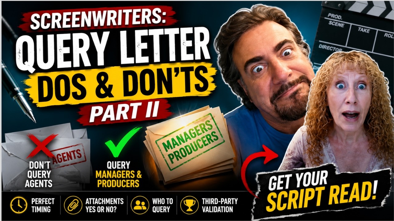 #Screenwriters Query Letters Dos and Don'ts Pt 2 - Timing - What to Include - Hype - WHO to Query?