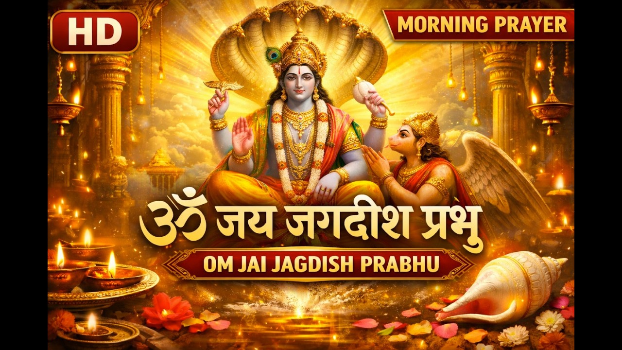 “Daily Morning Aarti | ॐ जय जगदीश प्रभु– Start Your Day with Divine Blessings”#aarti #morningprayer