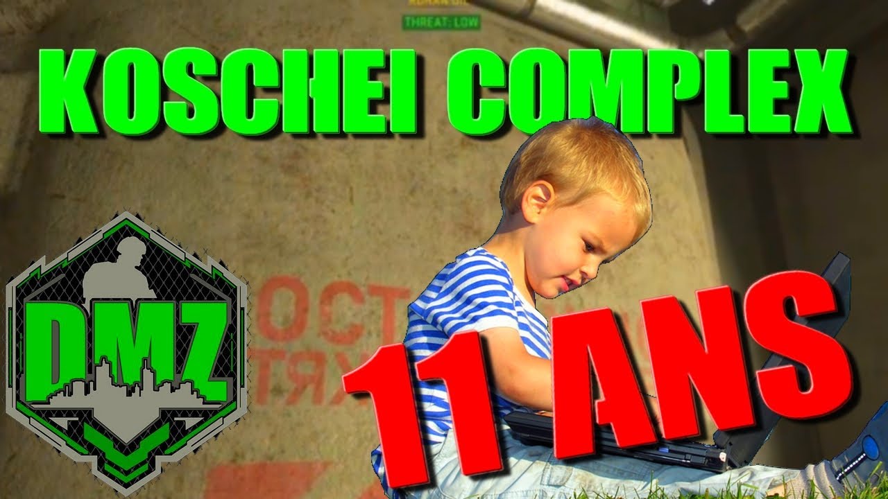 11 ans il découvre DMZ on l'emmène dans le KOSCHEI COMPLEX