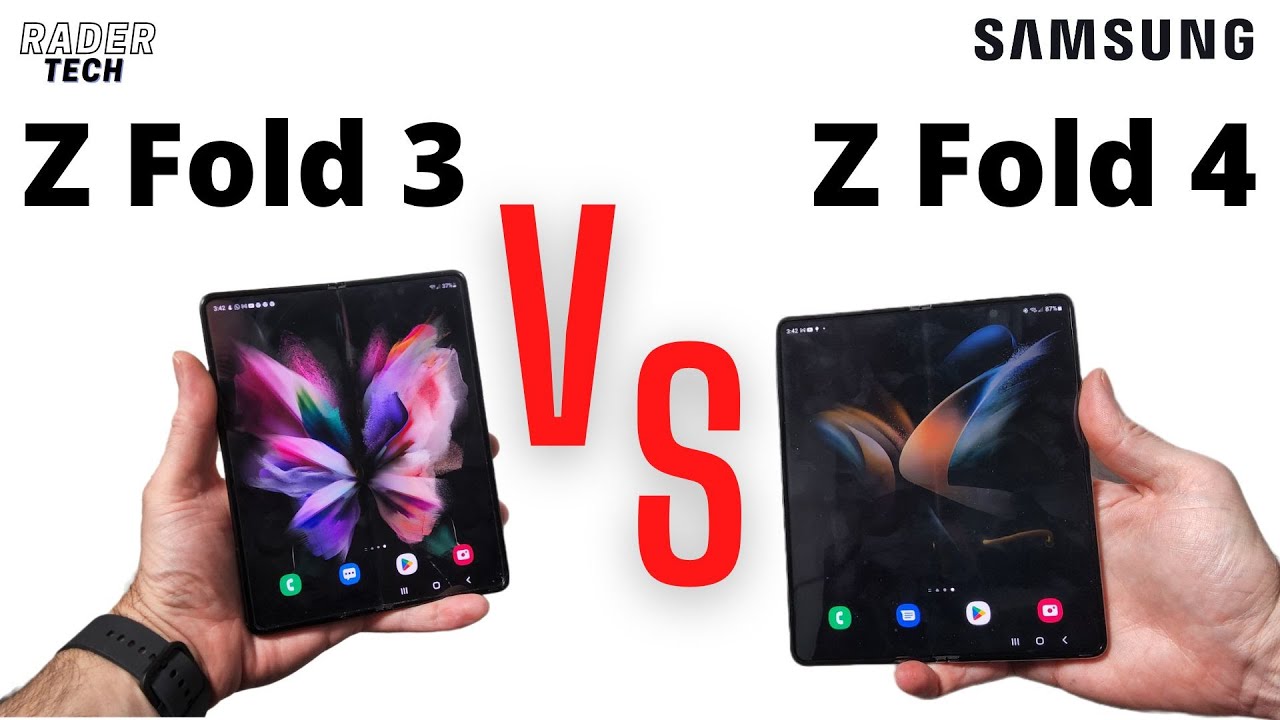 Samsung Galaxy Z Fold 4 | Unboxing and comparison to Z Fold 3