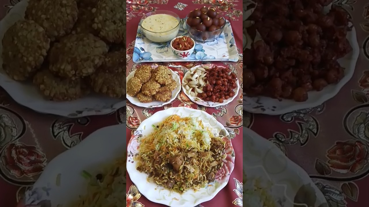 Eid mubarak menu 2023 | Eid special recipes #eidspecial #eid #eidmubarak #ayeshasfoodmania
