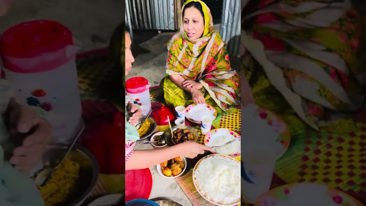 মহান আল্লাহ তায়ালা খুশি হয়ে আমার বাড়িতে আজকে মেহমান পাঠিয়েছে।