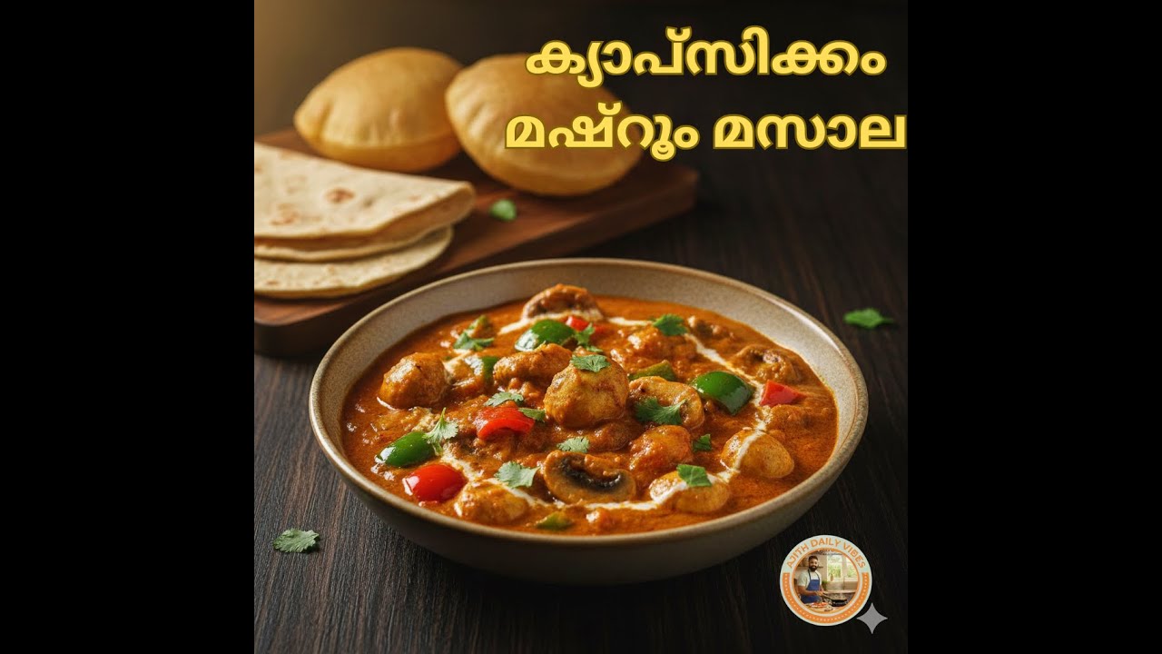 എളുപ്പത്തിൽ ഉണ്ടാക്കാം 🍄 മഷ്റൂം മസാല റെസിപ്പി | ചപ്പാത്തിക്ക് ബെസ്റ്റ് കോംബോ |Mushroom Masala Recipe