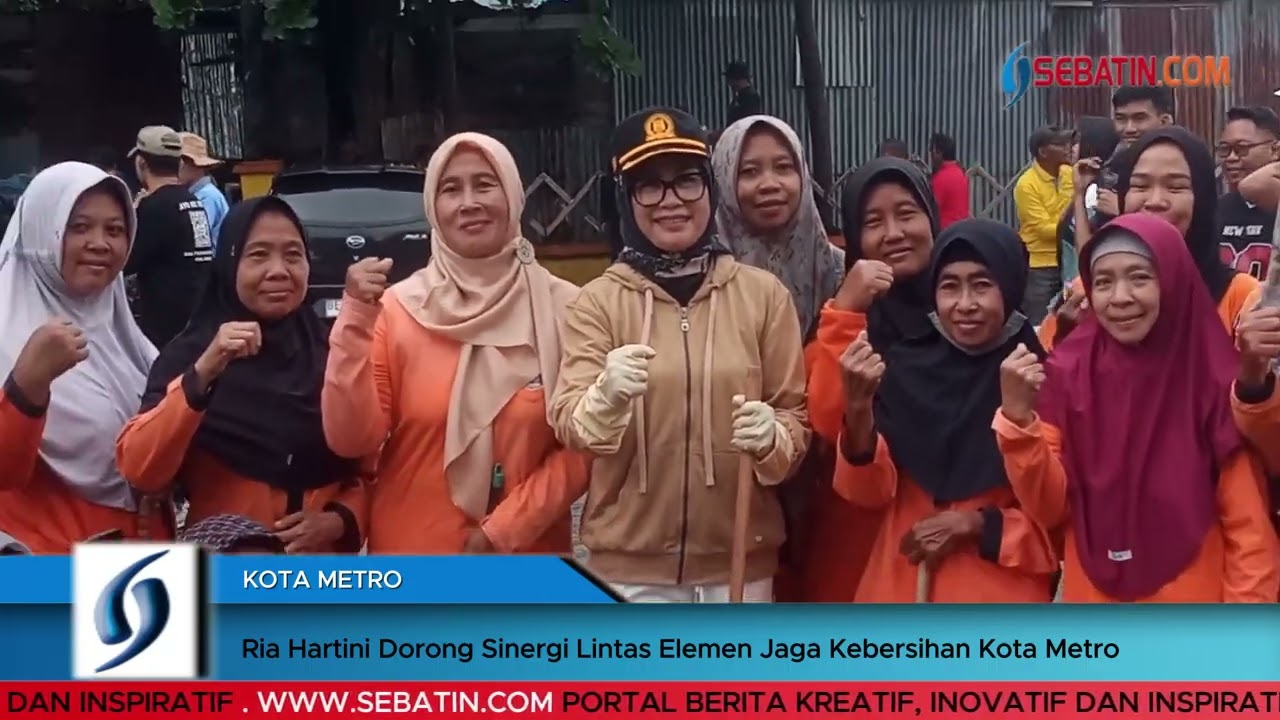 Ria Hartini Dorong Sinergi Lintas Elemen Jaga Kebersihan Kota Metro