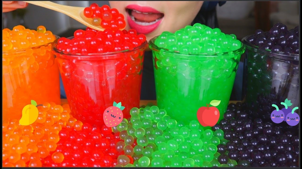 ASMR FAST POPPING BOBA | SOFT POPPING SOUNDS | EATING SOUNDS | NO TALKING