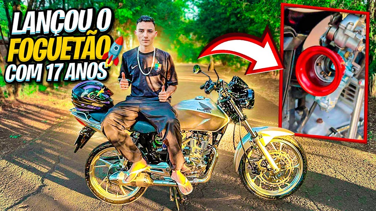 TITAN 150 4MM SECO COM 170cc NA GASOLINA [ ELE FEZ A MOTO INTEIRA ] ‹‹ Maycon Aragão ››