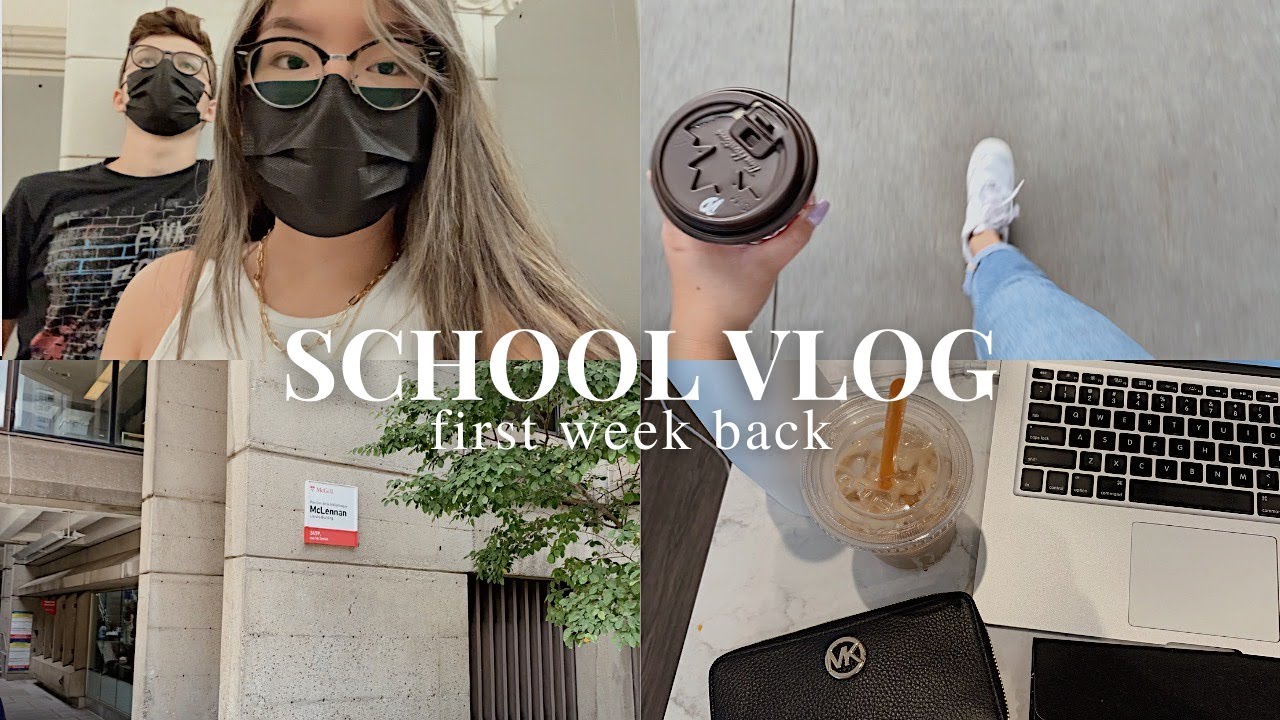back to school vlog 2021 | first time on campus (McGill University)