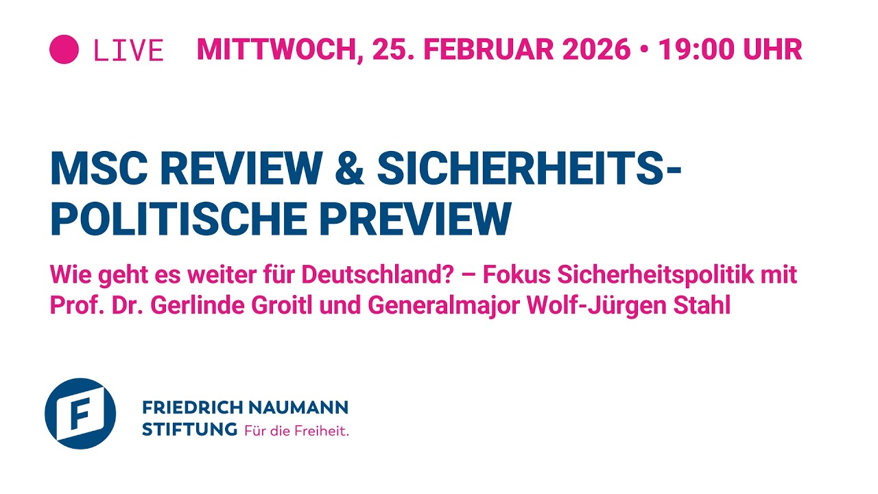 MSC Review & sicherheitspolitische Preview