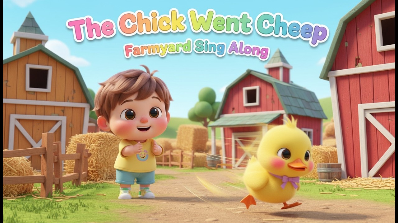 The Chick Went Cheep — Farmyard Sing Along – Nursery Rhyme, Counting Fun, and Toddler Animal Play