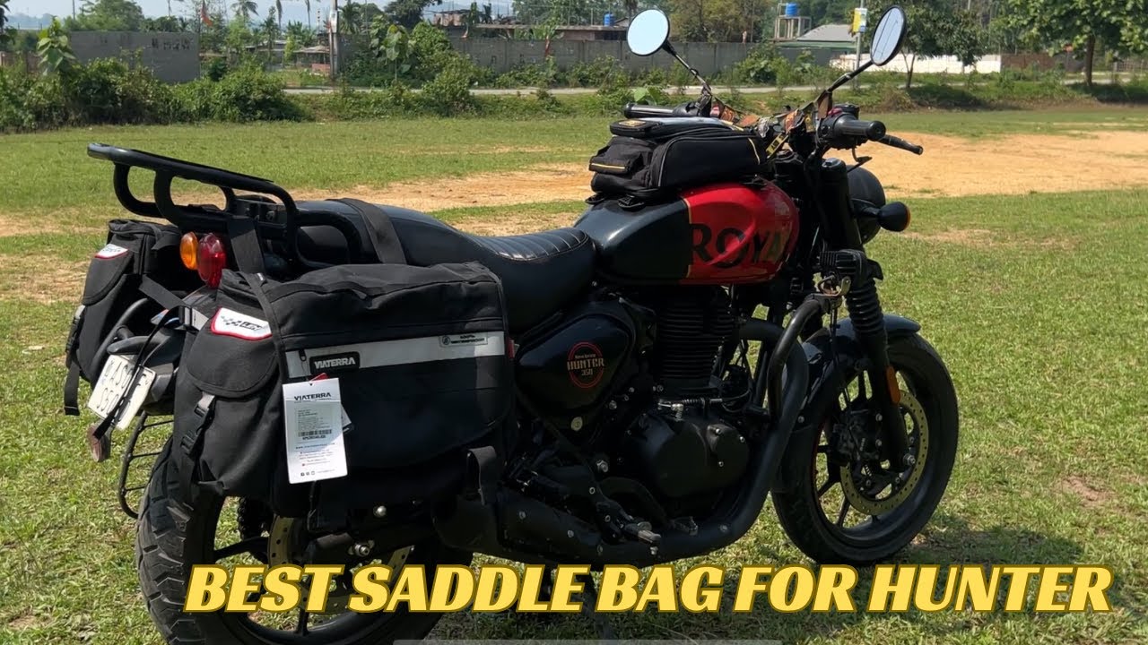 NEW SADDLE BAG FOR HUNTER | VIATERRA LEH SADDLE BAG | HUNTER 350 | LONG TOUR