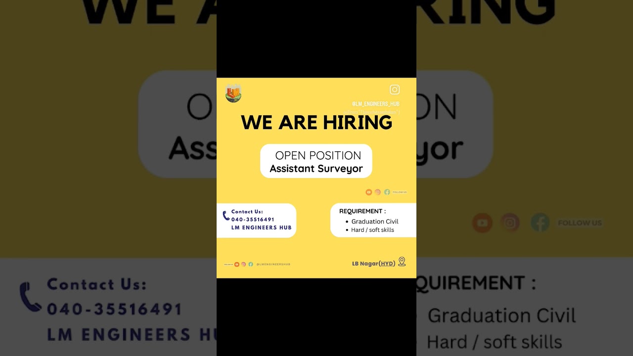 LM ENGINEERS HUB Constructions and Software Training #CivilEngineeringJobs, #CivilEngineeringJob