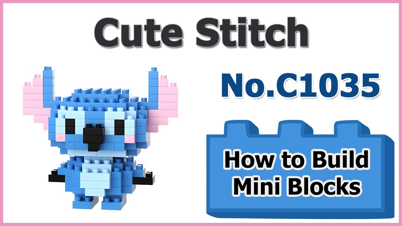 How to Build Blocks Stitch - DMXC C1035 Instructions Specifications