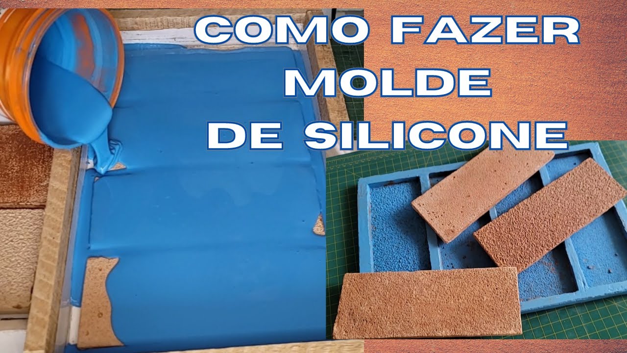 Como fazer molde de silicone para tijolinhos. PARTE 2