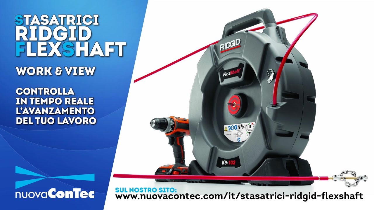 Nuova Contec - Stasatrici Ridgid FlexShaft