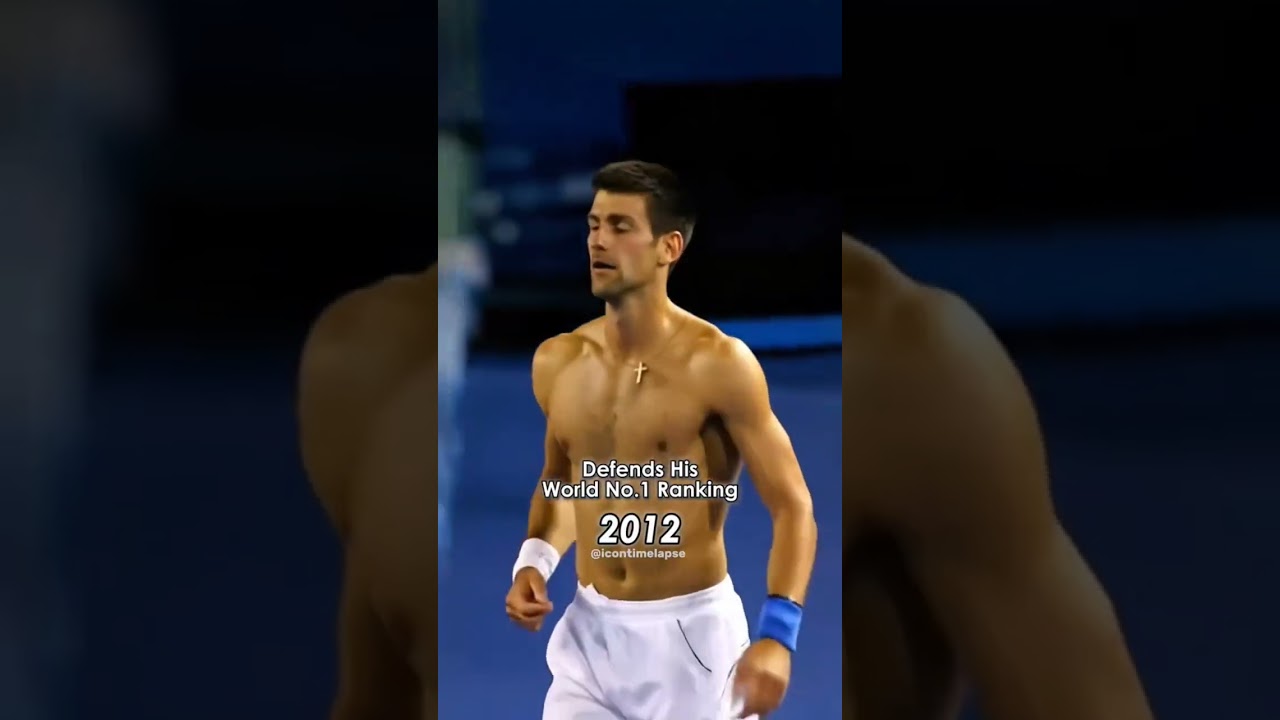evolution of Novak Djokovic ❤️ #novakdjokovic #nolefam #tennis