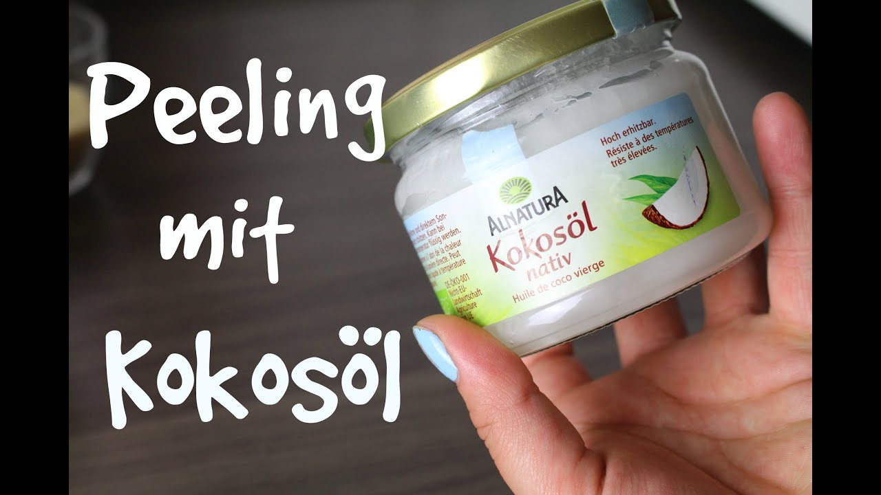 DIY ||  K&ouml;rper- und Gesichtspeeling  mit Kokos&ouml;l ||  Pflegt und spendet Feuchtigkeit