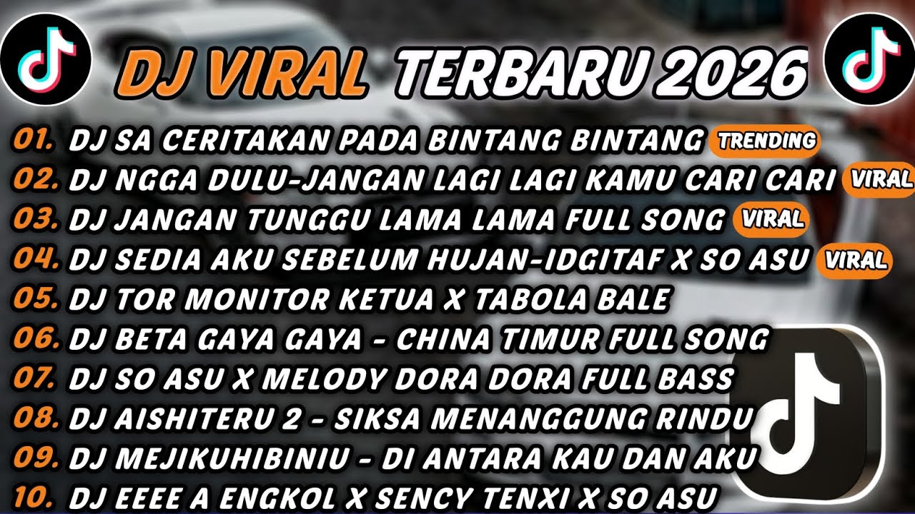 DJ TIKTOK TERBARU 2026 - DJ SA CERITAKAN PADA BINTANG BINTANG🎵DJ NGGA DULU-JANGAN LAGI LAGI KAMU🎵