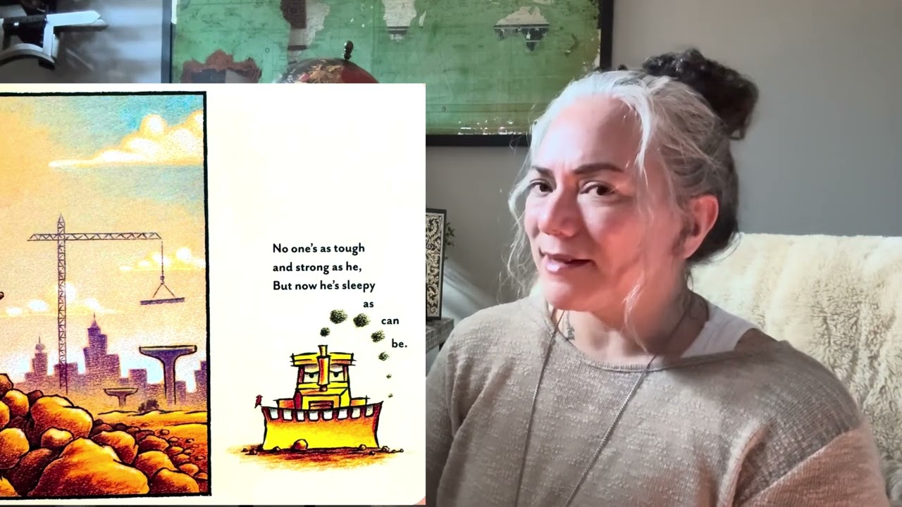 Goodnight, Goodnight, Construction Site 🚧 | 7 Minute Bedtime Story | Storytime with Grandma CiCi