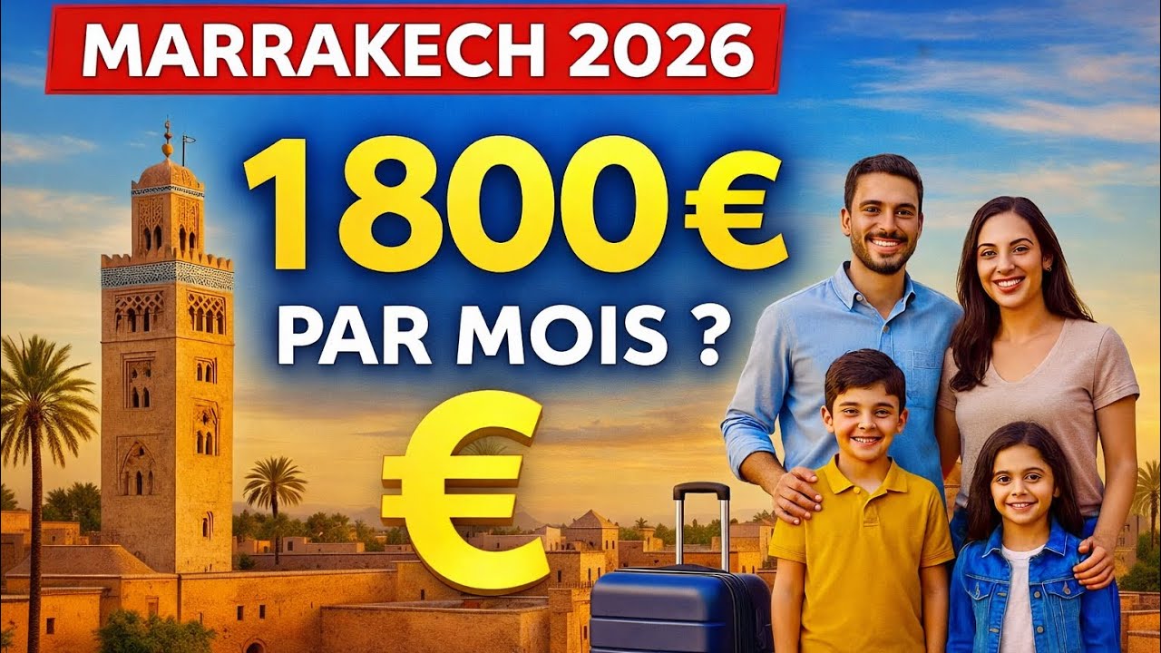 Vivre à Marrakech : budget réel pour expatriés, familles et retraités (prix en euros)