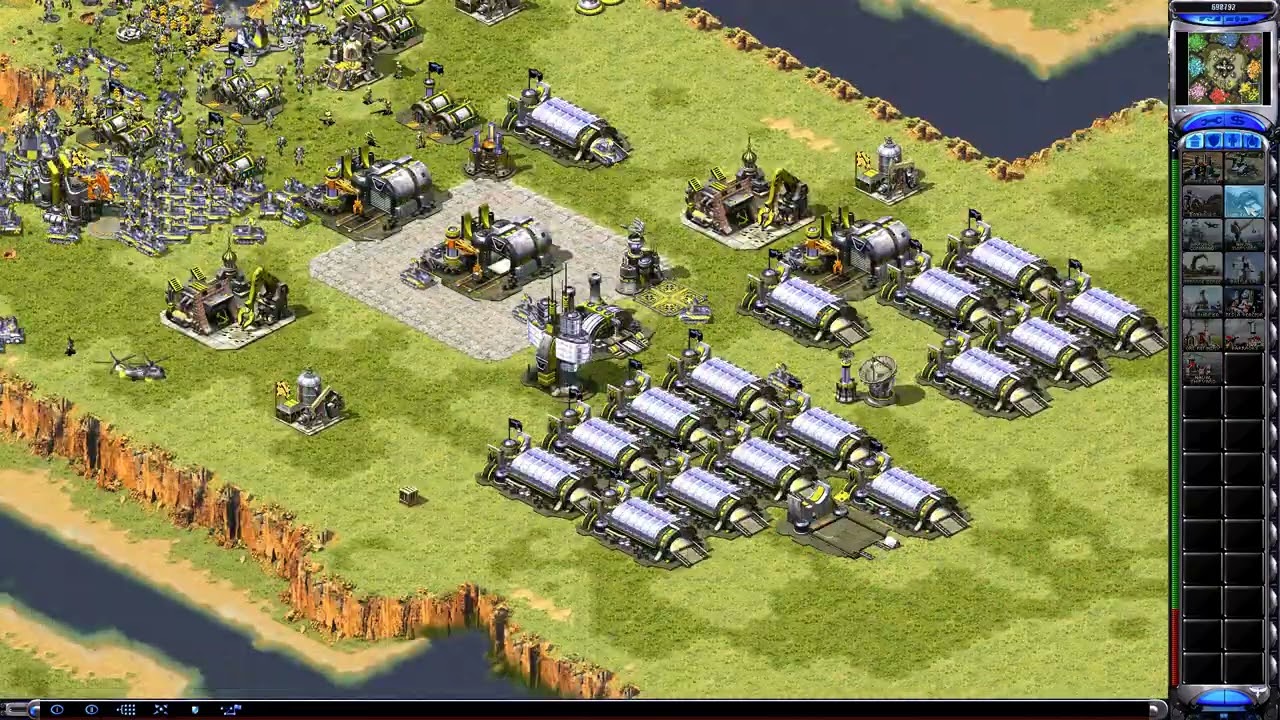 Red Alert 2 - France VS All Soviet - 7 Brutal - Insane non-stop attack