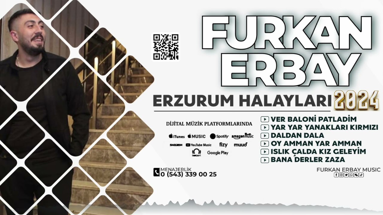 Ver Balonu Patladim,Yar Yar Yanaklari Kırmızi,Bir Taş Attım Havaya - Furkan Erbay 2024 Erzurum Halay