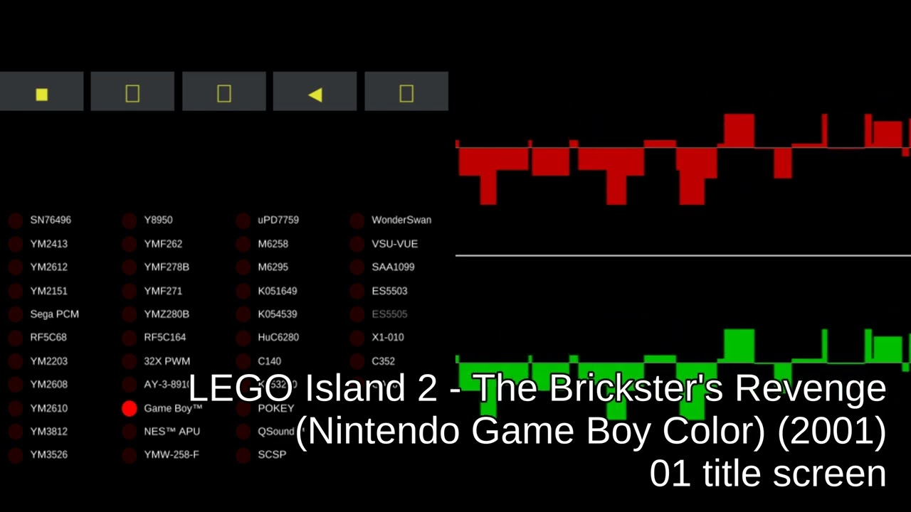 LEGO Island 2 - The Brickster's Revenge (Nintendo Game Boy Color) - track 01 title screen