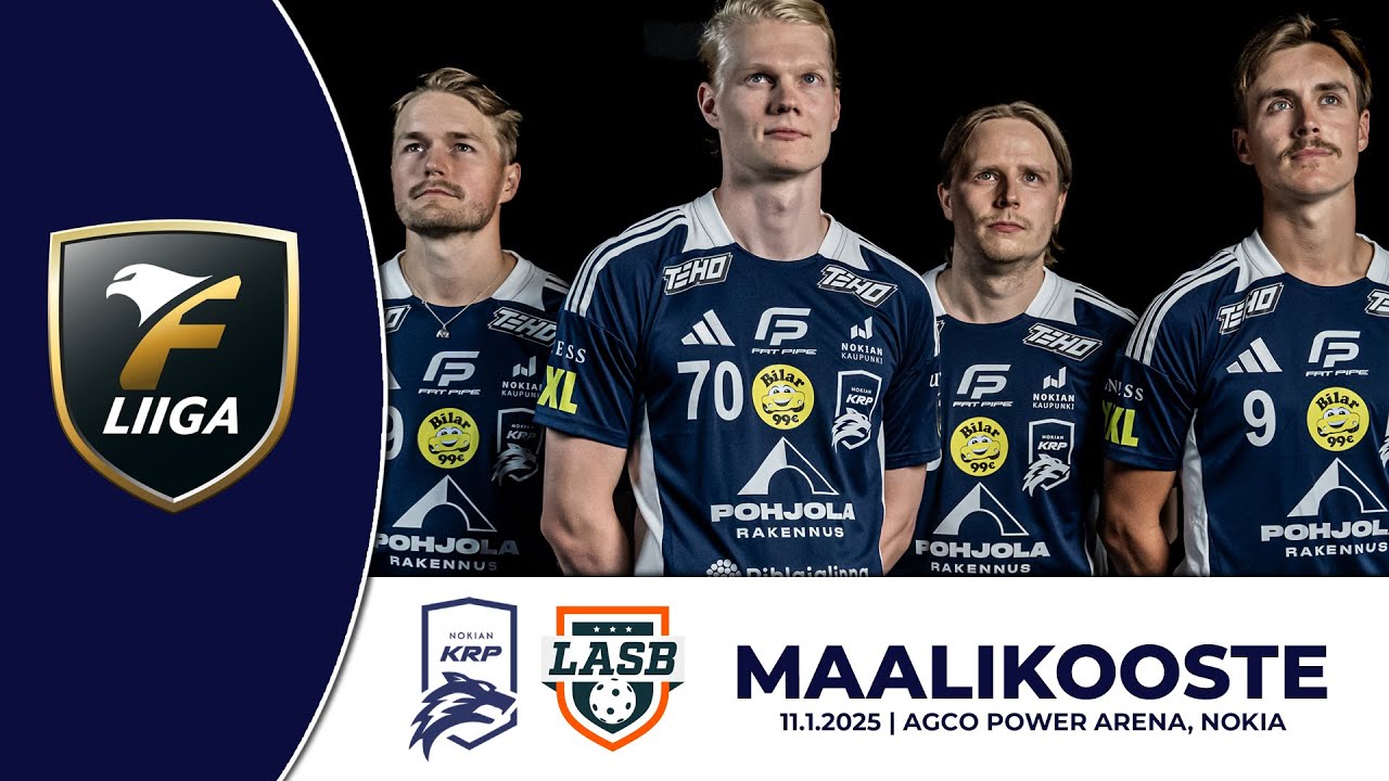 F-Liiga: Nokian KrP–LASB, Maalikooste, 11.1.2025
