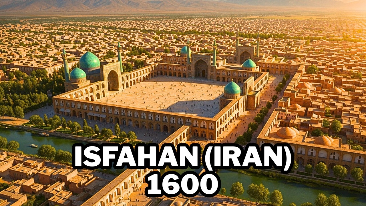 Así era Isfahan en 1600 — La Ciudad Persa que fue la Mitad del Mundo | Reconstruido con IA