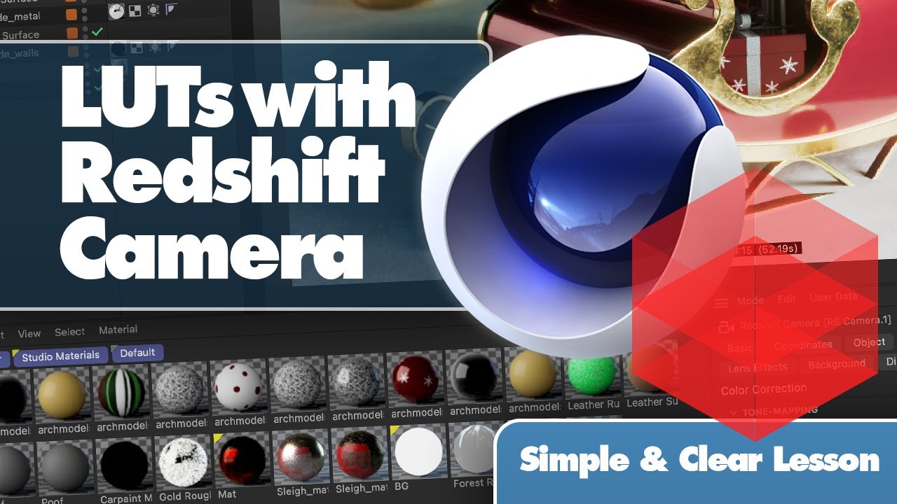 LUTs from within the Redshift Camera