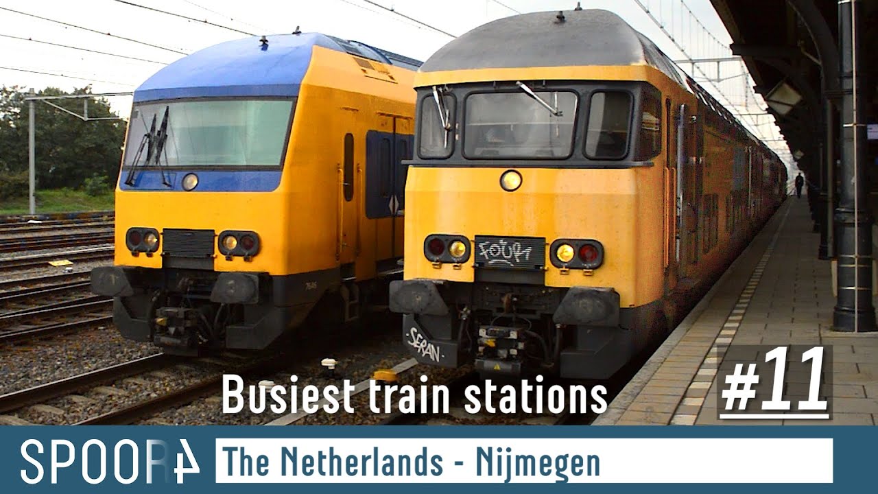 Trains in The Netherlands: Nijmegen (the 11th busiest station of Holland)