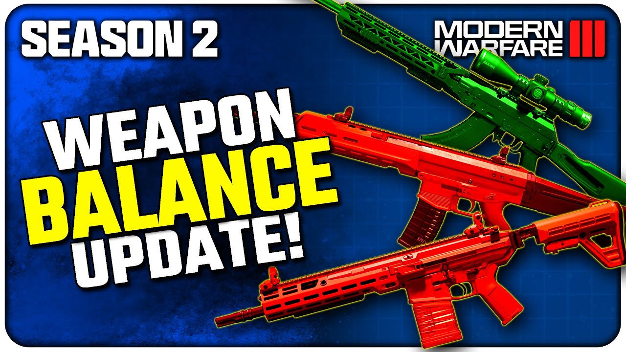 MWIII Season 2 Weapon Balance Change Details! | (MCW & BAS-B Nerf, Longbow Buff, and Much More!)