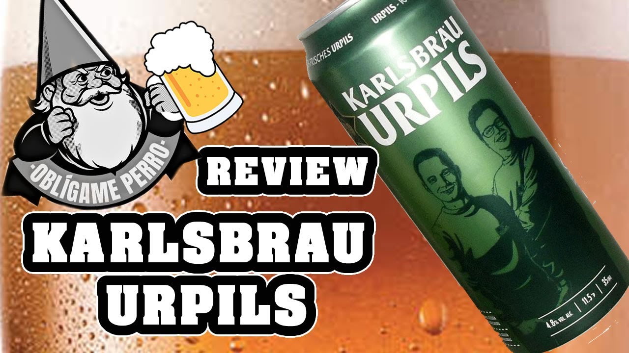 CERVEZA KARLSBRAU URPILS REVIEW 🍺🍺🍺