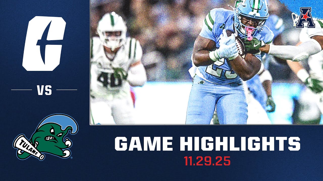 Charlotte vs Tulane Football Highlights | Nov, 29. 2025