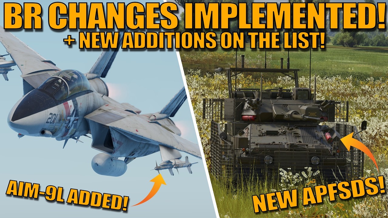 ИЗМЕНЕНИЯ БР ВНЕДРЕНЫ + НОВИНКИ в СПИСКЕ! + НОВЫЕ ОБПС на SCIMITAR MK2! &mdash; War Thunder