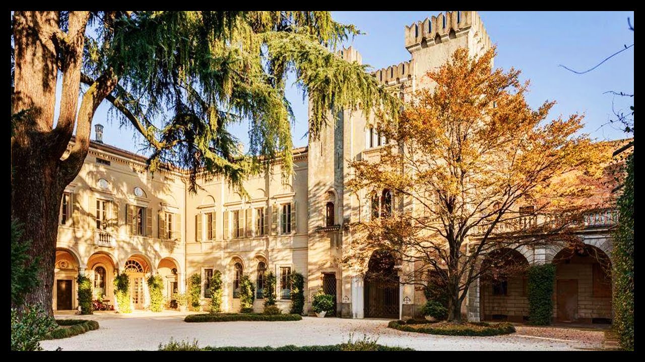 19th Century Palace Lombardy, Brescia, Manerbio, Italy