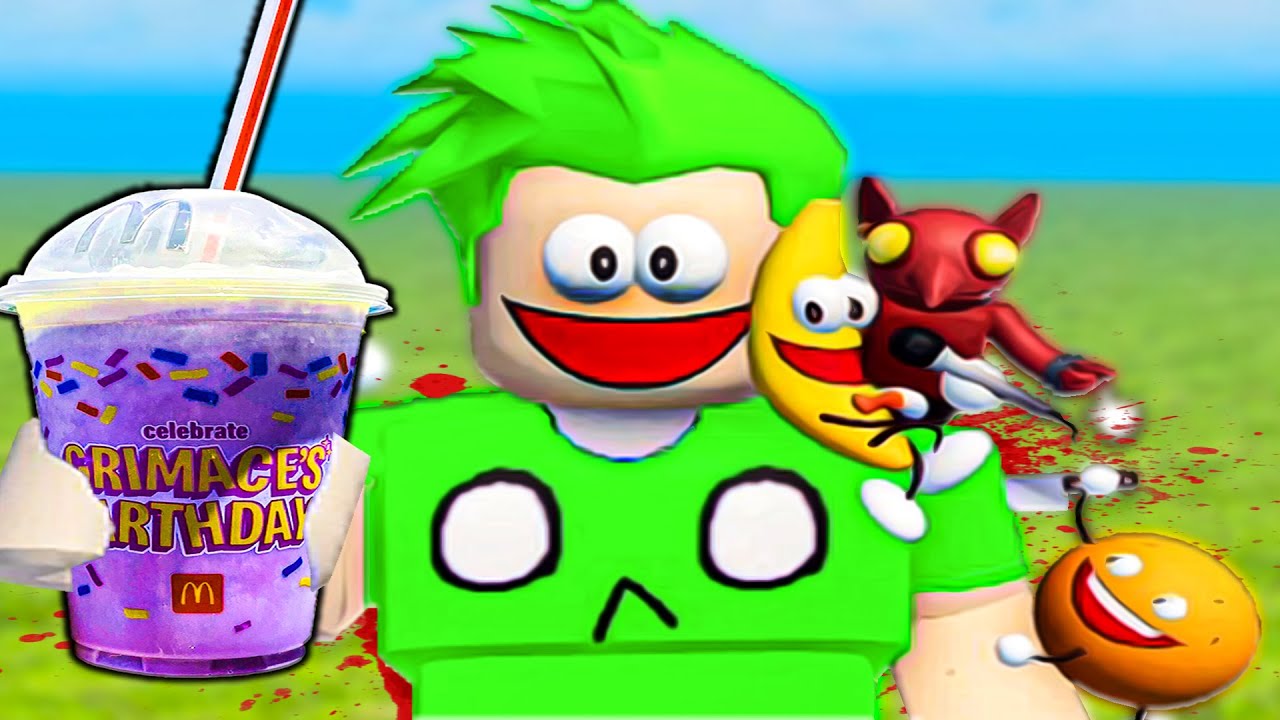 DON'T drink the roblox Grimace Shake..