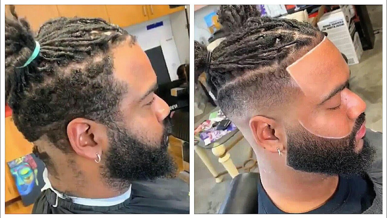 Mid Fade With Dreadlocks / Locs | Cut By E.T The Barber