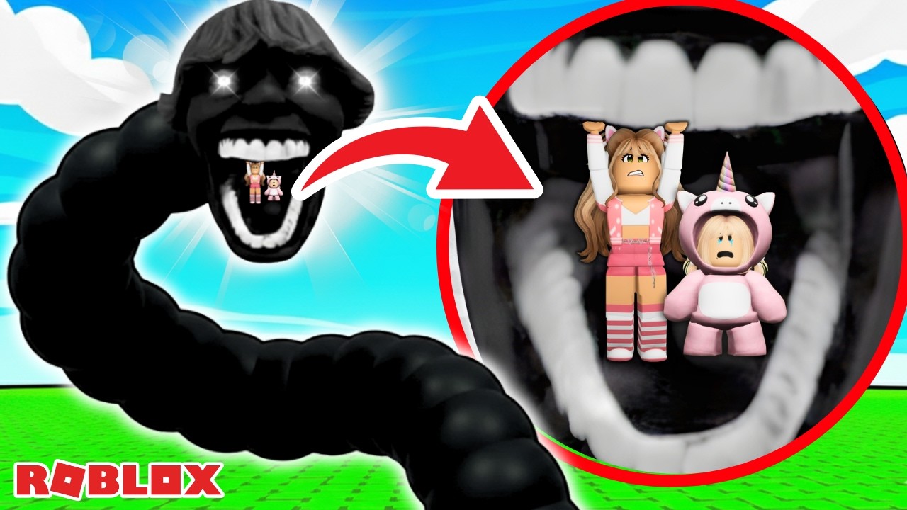 ENGOLIDAS PELO 67 GIGANTE NO ROBLOX!