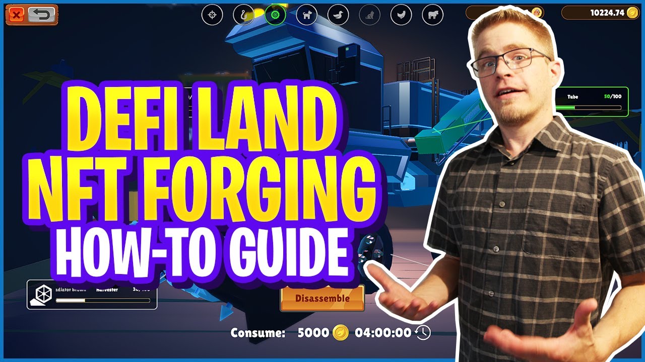 DeFi Land Forging How-To-Guide | New NFT Technology 2022 | NFT Farm Game