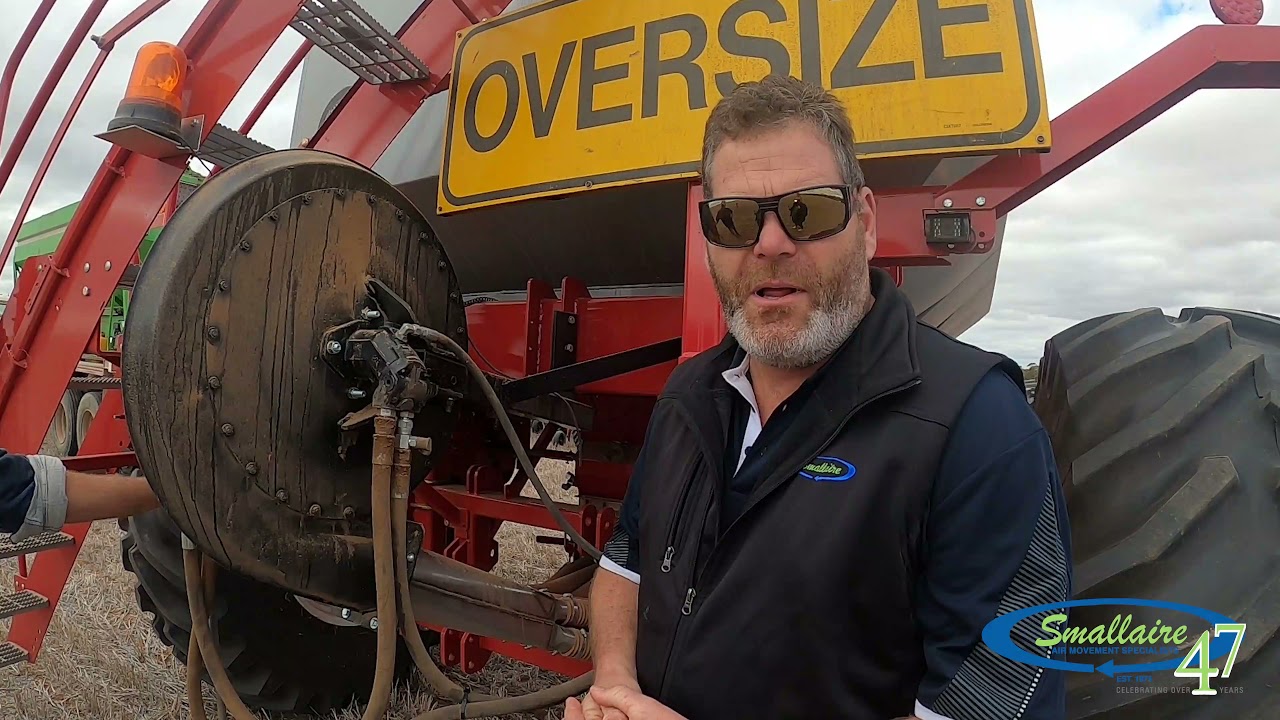Hydraulic Airseeder blower issues solved