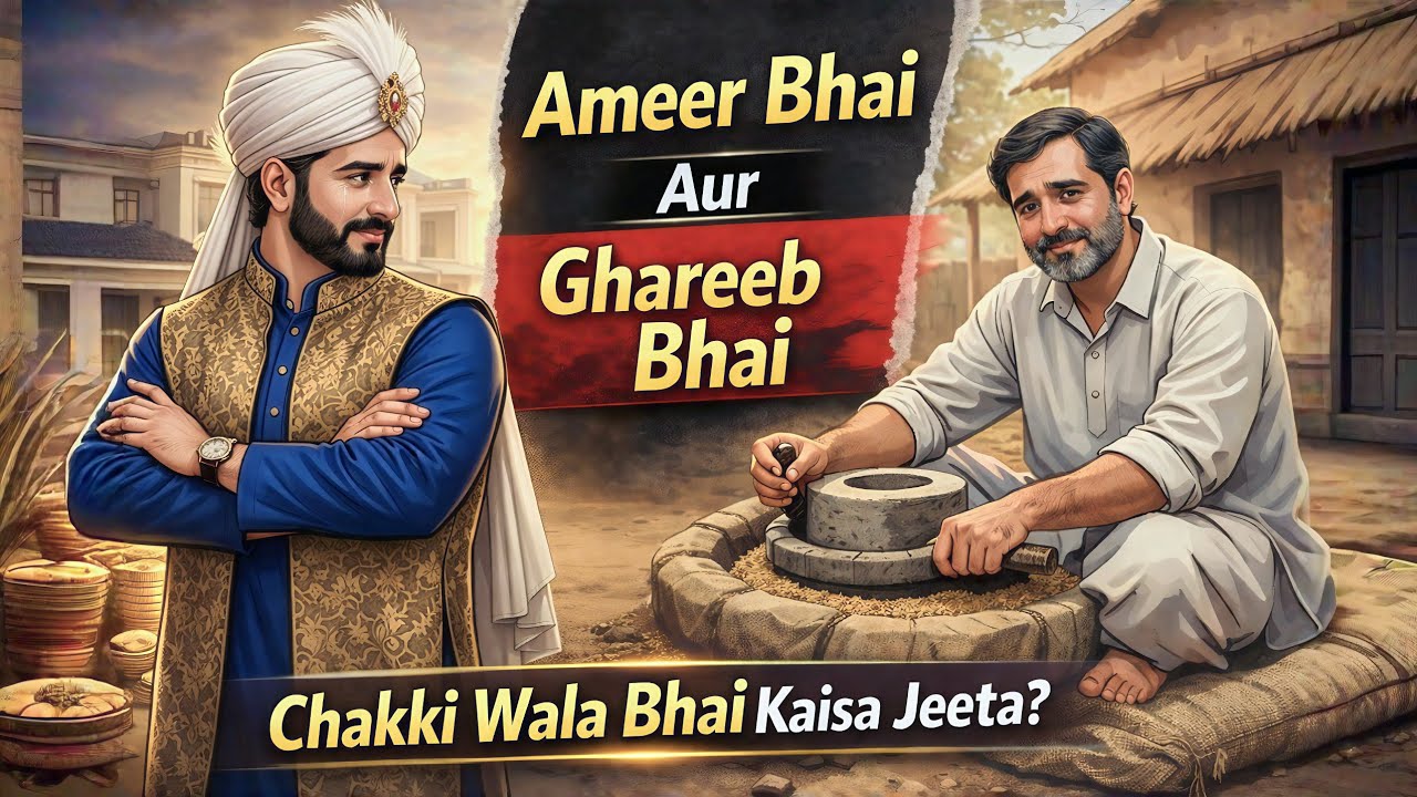 Do Bhai Aur Chakki: Asal Ameer Kaun Hai? (A Tale of True Wealth)