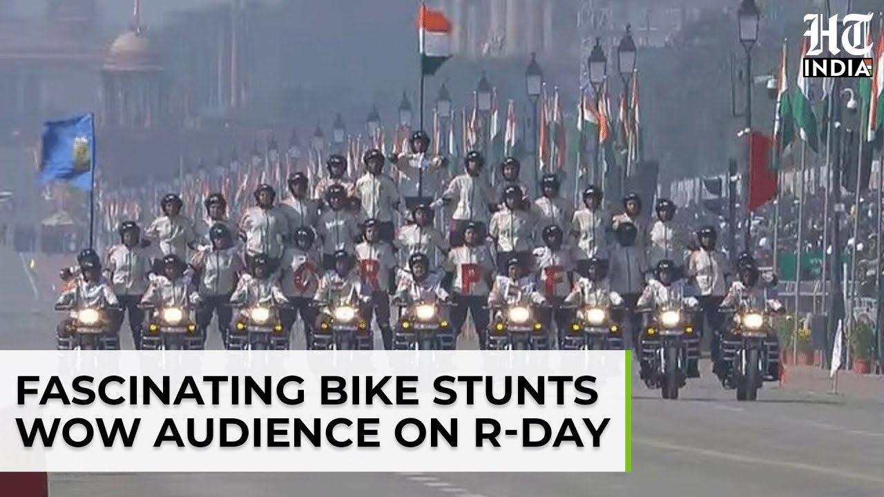 Republic Day 2026: CRPF & SSB Daredevils Showcase Motorcycle Stunts At Kartavya Path