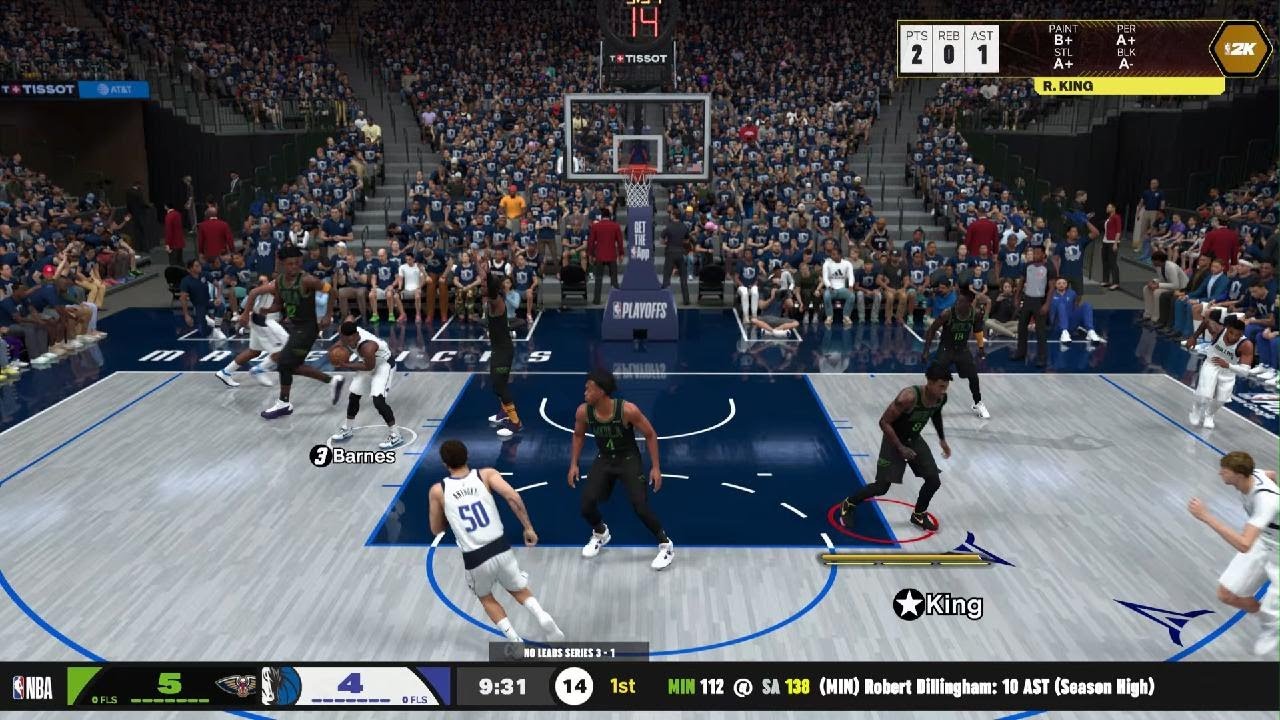 NBA 2K26 Pelicans rebuild year 8 western conference playoffs round 2 game 5