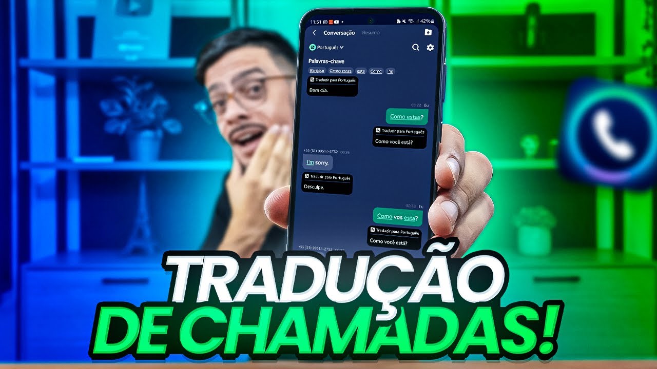 ✨AI Phone: O Melhor app de Tradução de voz em Tempo real para Chamadas | Suporta 91 idiomas!