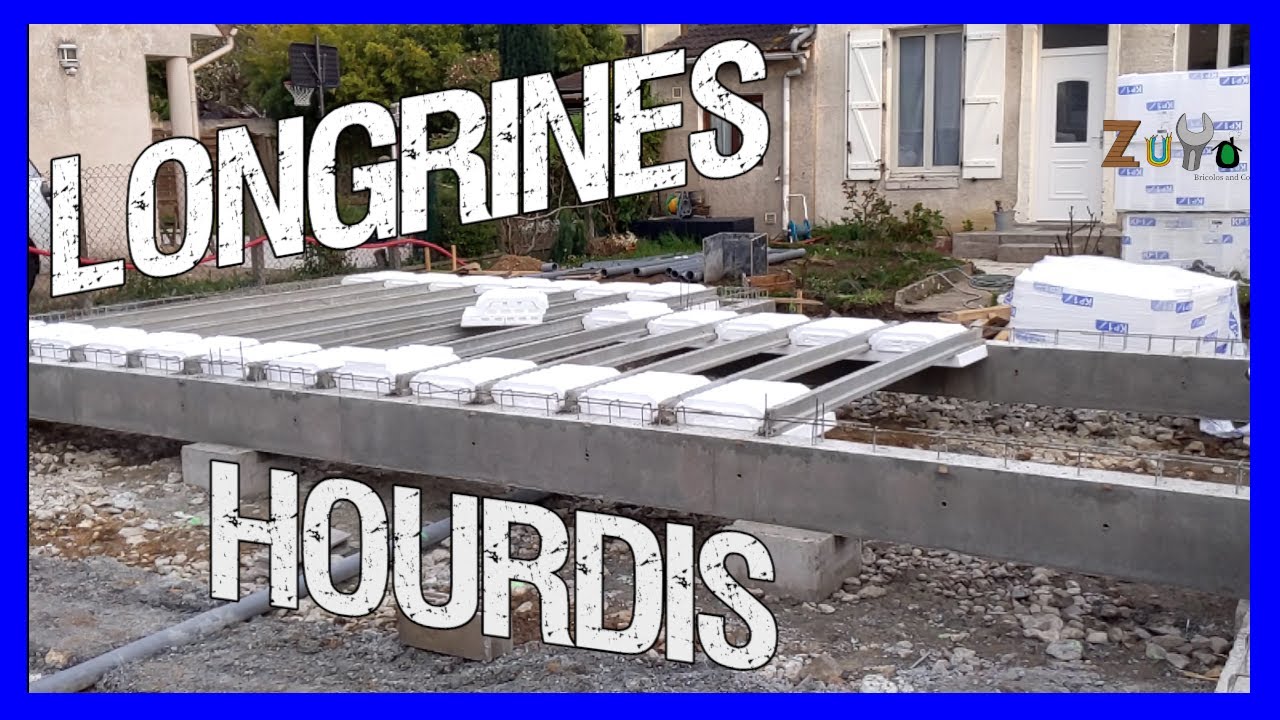 COULAGE DES LONGRINES ET MONTAGE DU PLANCHER 😎