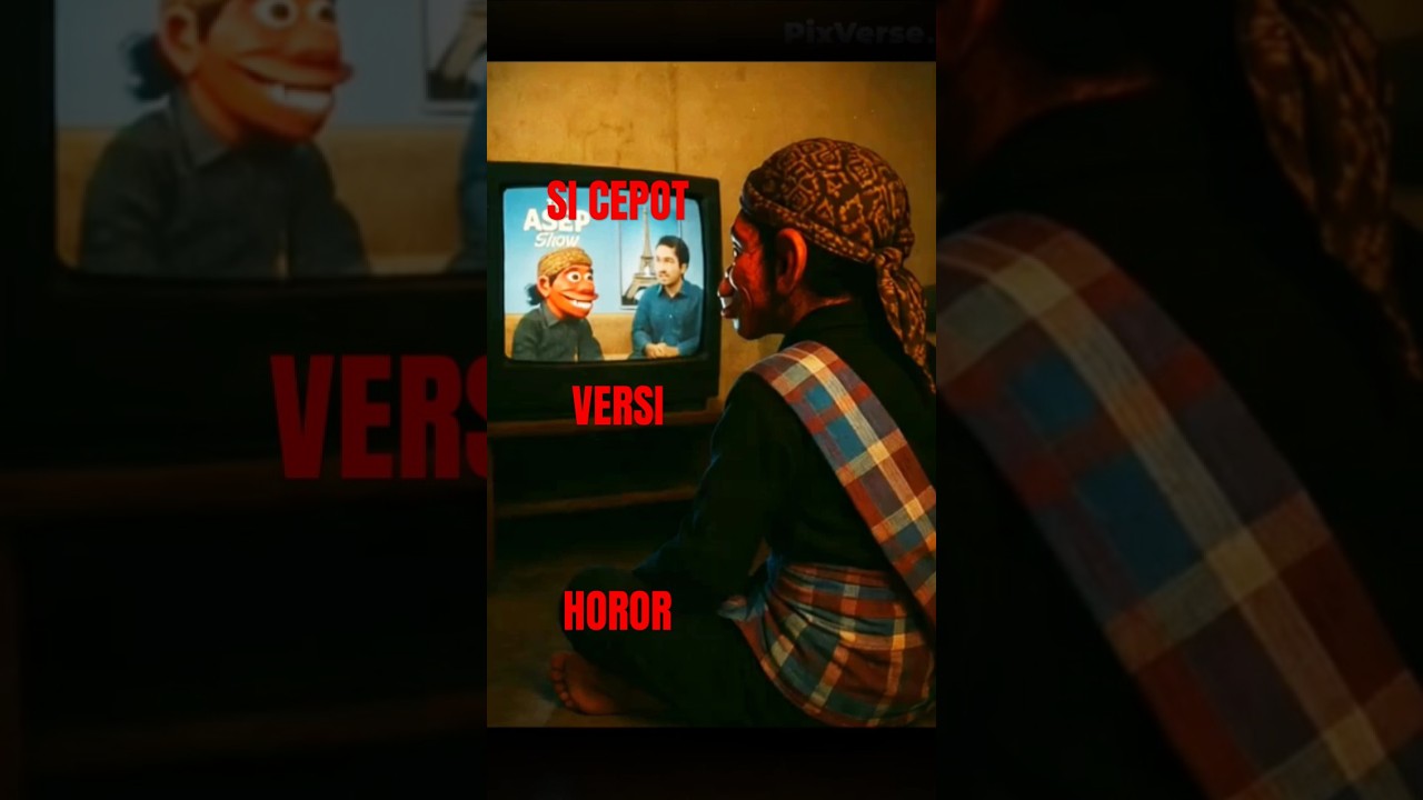 nonton Si Cepot versi horor.. ngacung siiapa yang kecilnya suka nonton? #asephow #sicepot #jadul