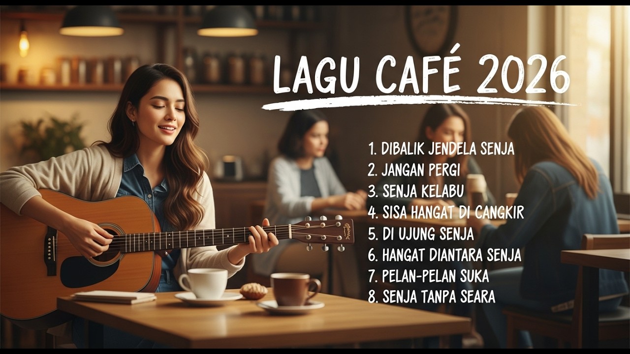 🌙 LIVE Musik Cafe Akustik Malam Ini 2026 | Musik Santai Kerja & Healing